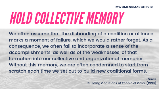 hold collective memory